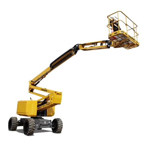Brazo articulado diésel 4x4 para obras exteriores